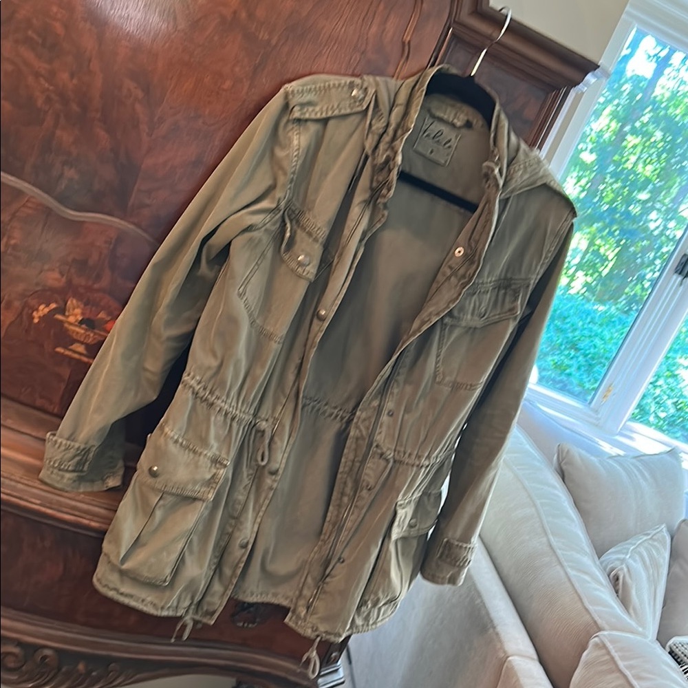 Women's Olive Military Field Jacket